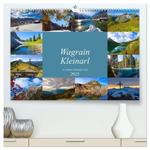 Wagrain Kleinarl im schönen Salzburger Land (hochwertiger Premium Wandkalender 2025 DIN A2 quer), Kunstdruck in Hochglanz - Christa Kramer