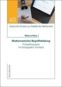 Cover-Bild zum Titel 'Mathematische Begriffsbildung' von 'Rebecca Klose'
