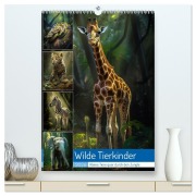 Wilde Tierkinder (hochwertiger Premium Wandkalender 2026 DIN A2 hoch), Kunstdruck in Hochglanz - Steffen Gierok-Latniak