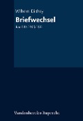 Cover-Bild zum Titel 'Briefwechsel' von 'Wilhelm Dilthey'