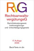 Rechtsanwaltsvergütungsgesetz. RVG - 
