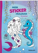 Cover-Bild zum Titel 'Mein Sticker-Malbuch. Meerjungfrauen' von ''