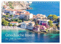 Griechische Inseln - Ein Jahr im Mittelmeer (Wandkalender 2026 DIN A4 quer), CALVENDO Monatskalender - Matteo Colombo