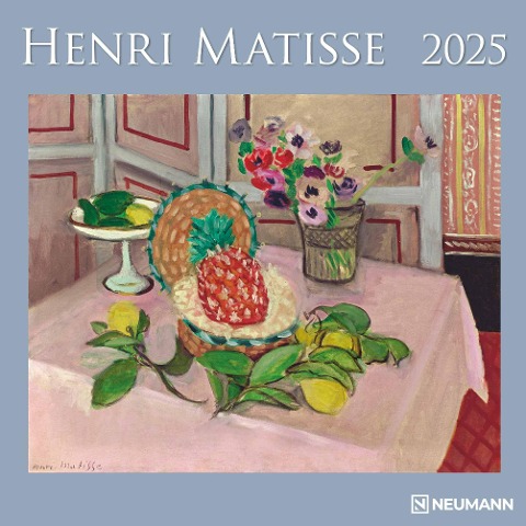 Henri Matisse 2025 - Wand-Kalender - Broschüren-Kalender - 30x30 - 30x60 geöffnet - Kunst-Kalender - 