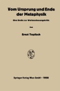 Cover-Bild zum Titel 'Vom Ursprung und Ende der Metaphysik' von 'Ernst Topitsch'