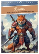 Beasts - Edle Krieger und verruchte Bösewichte (Tischkalender 2026 DIN A5 hoch), CALVENDO Monatskalender - Sell Pixs:Sell