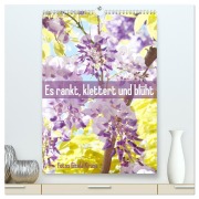Es rankt, klettert und blüht (hochwertiger Premium Wandkalender 2026 DIN A2 hoch), Kunstdruck in Hochglanz - Gisela Kruse