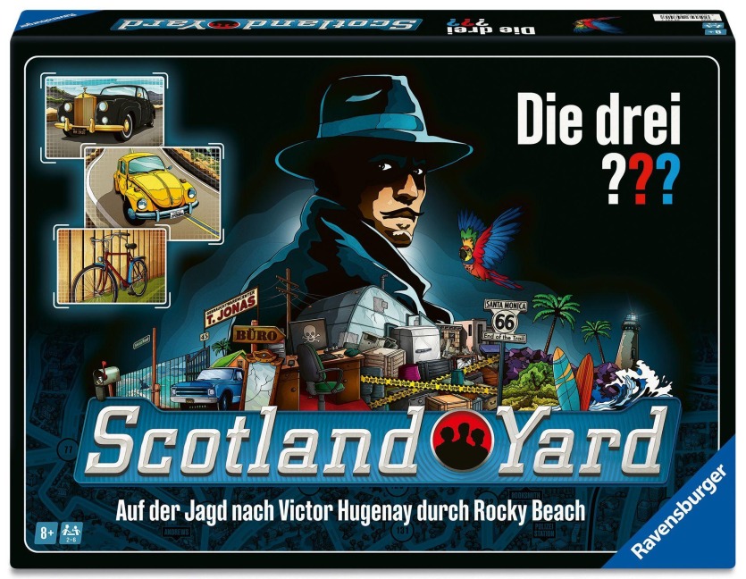 Die drei ??? Scotland Yard - Gesellschaftsspiel & Brettspiel ab 8 Jahre - 