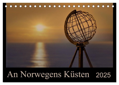 An Norwegens Küsten (Tischkalender 2025 DIN A5 quer), CALVENDO Monatskalender - Christiane Calmbacher