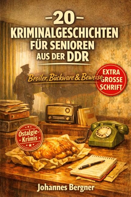 20 Kriminalgeschichten für Senioren aus der DDR - Johannes Bergner