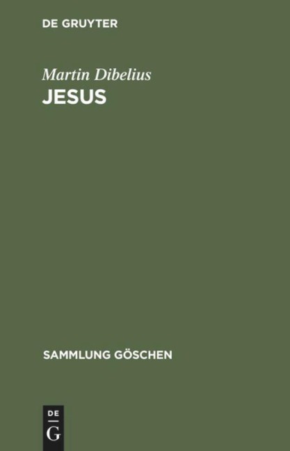 Jesus - Martin Dibelius