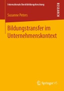 Cover-Bild zum Titel 'Bildungstransfer im Unternehmenskontext' von 'Susanne Peters'