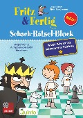 Cover-Bild zum Titel 'Fritz&Fertig Schach-Rätselblock: Mattalarm im schwarzen Schloss' von 'Jörg Hilbert, Björn Lengwenus'