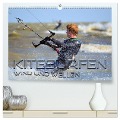 Kitesurfen - Wind und Wellen (hochwertiger Premium Wandkalender 2025 DIN A2 quer), Kunstdruck in Hochglanz - Renate Bleicher