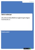 Cover-Bild zum Titel 'Das Deutschlandbild in englischsprachigen Lehrbüchern' von 'Solmaz Azizi'