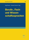  Berufs-, Fach- und Wissenschaftssprachen
