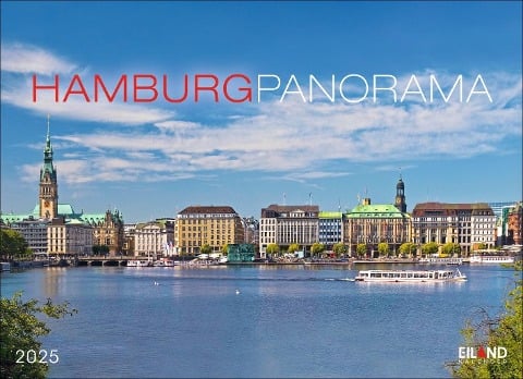 Hamburg Panorama Postkartenkalender 2025 - 