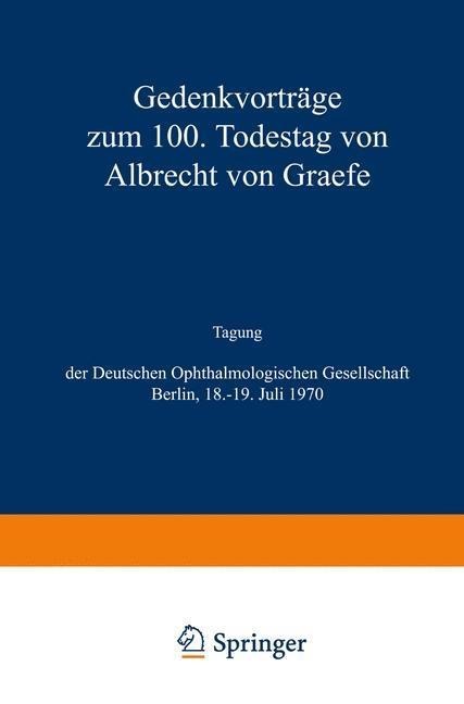 Albrecht von Graefe - Deutsche Ophthalmologische Gesellschaft