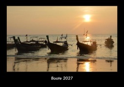 Cover-Bild zum Titel 'Boote 2027 Fotokalender DIN A3' von 'Tobias Becker'