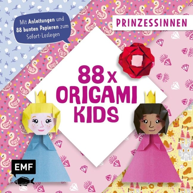 88 x Origami Kids - Prinzessinnen - Thade Precht