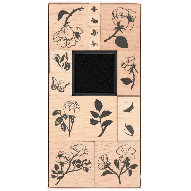 Stempelset La Vie en Rose, Roses - 