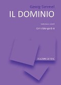 Cover-Bild zum Titel 'Il dominio' von 'Georg Simmel'