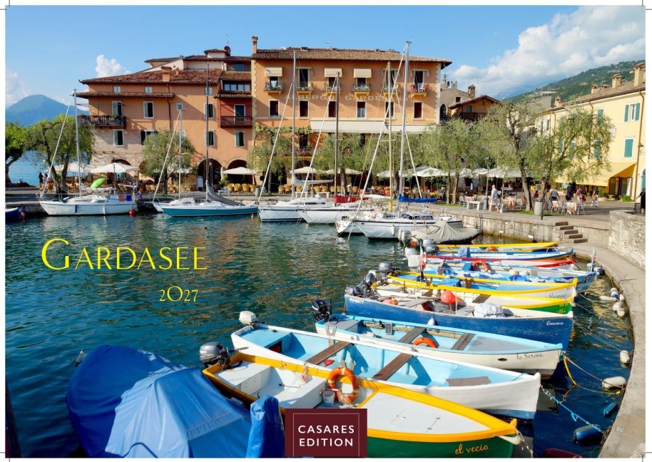 Gardasee Kalender 2027 - Wandkalender | Fotokalender Italien 35x50cm- Italienische Sehnsucht für jeden Monat - 