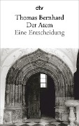 Cover-Bild zum Titel 'Der Atem' von 'Thomas Bernhard'