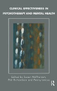 Cover-Bild zum Titel 'Clinical Effectiveness in Psychotherapy and Mental Health' von ''