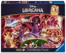 Cover-Bild zum Titel 'Erwachsenenpuzzle 1000 Teile - Disney Lorcana - Glimmers of the Realm: Ruby' von ''