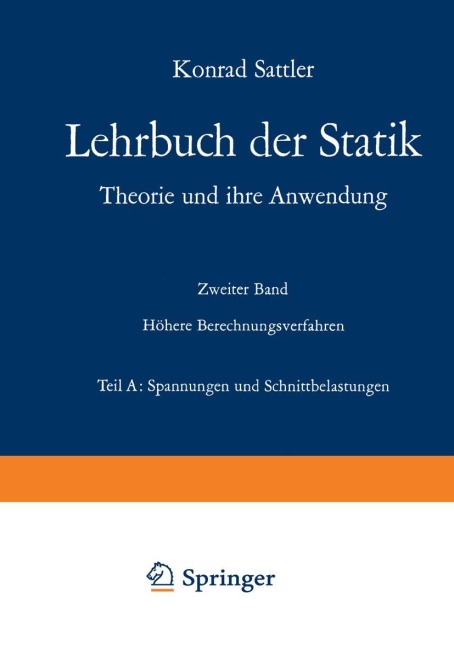 Spannungen und Schnittbelastungen - Konrad Sattler
