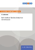 Cover-Bild zum Titel 'Reformideen für den deutschen Arbeitsmarkt' von 'I. Lukmann'