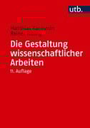 Cover-Bild zum Titel 'Die Gestaltung wissenschaftlicher Arbeiten' von 'Matthias Karmasin, Rainer Ribing'