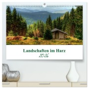 Cover-Bild zum Titel 'Landschaften im Harz (hochwertiger Premium Wandkalender 2026 DIN A2 quer), Kunstdruck in Hochglanz' von 'Steffen Gierok'