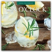 Gin o' Clock - Zeit für Gin 2026 - 16-Monatskalender - Robin Red