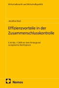Cover-Bild zum Titel 'Effizienzvorteile in der Zusammenschlusskontrolle' von 'Jonathan Beel'