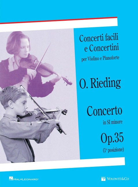 Concerto in Si minore op. 35 (1ª posizione). Concerti facili e concertini per violino e pianoforte - Oskar Rieding