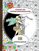 Cover-Bild zum Titel 'Flucht ins antike Griechenland (Ausmalbuch)' von 'Luisa Rose'