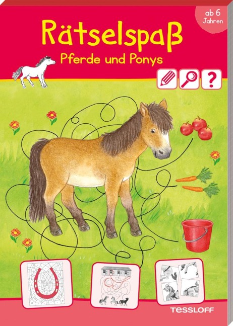 Rätselspaß Pferde & Ponys ab 6 Jahren - 