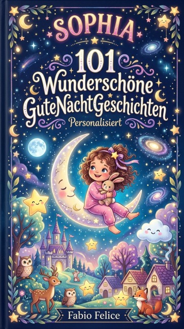 Sophia. 101 Wunderschöne Gute Nacht Geschichte. Personalisiert. - Fabio Felice