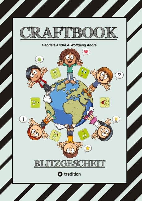 CRAFTBOOK - 140 SEITEN MIT LUSTIGEN AUSMALMOTIVEN - KNIFFLIGE RÄTSEL - SPANNENDE AUFGABEN - LUSTIGES BASTELSPIEL - Gabriele André, Wolfgang André