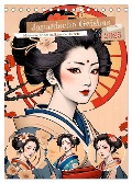 Japanische Geishas (Tischkalender 2025 DIN A5 hoch), CALVENDO Monatskalender - Steffani Lehmann