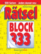 Cover-Bild zum Titel 'Rätselblock 333 (5 Exemplare à 2,99 EUR)' von 'Eberhard Krüger'