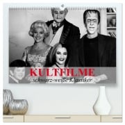 Kultfilme - schwarz-weiße Klassiker (hochwertiger Premium Wandkalender 2026 DIN A2 quer), Kunstdruck in Hochglanz - Elisabeth Stanzer
