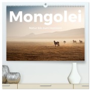 Mongolei - Natur bis zum Horizont (hochwertiger Premium Wandkalender 2026 DIN A2 quer), Kunstdruck in Hochglanz - M. Scott