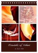 Elements of Nature (Tischkalender 2026 DIN A5 hoch), CALVENDO Monatskalender - Crystallights By Sylvia Seibl
