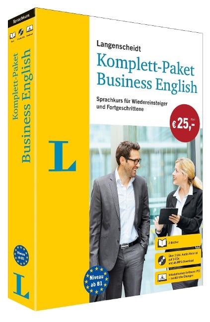 Langenscheidt Komplett-Paket Business English. Sprachkurs für Wiedereinsteiger und Fortgeschrittene - 