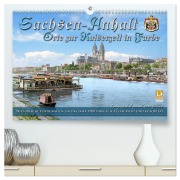 Cover-Bild zum Titel 'Sachsen-Anhalt - Orte zur Kaiserzeit in Farbe - Fotos restauriert und koloriert (hochwertiger Premium Wandkalender 2026 DIN A2 quer), Kunstdruck in Hochglanz' von 'André Tetsch'