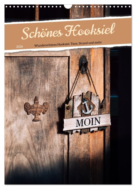 Schönes Hooksiel (Wandkalender 2026 DIN A3 hoch), CALVENDO Monatskalender - Manuela Hartmann