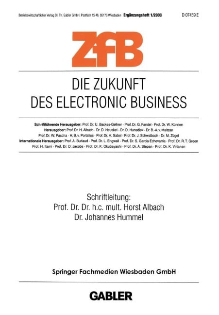 Die Zukunft des Electronic Business - 